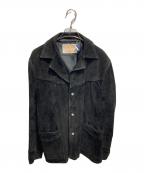 WESTERN Schottウエスタンショット）の古着「WESTERN SUEDE JACKET」｜ブラック