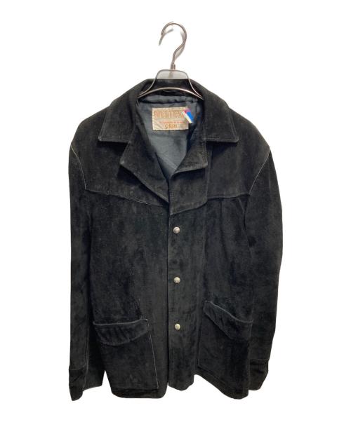 WESTERN Schott（ウエスタンショット）WESTERN Schott (ウエスタンショット) WESTERN SUEDE JACKET ブラック サイズ:42の古着・服飾アイテム