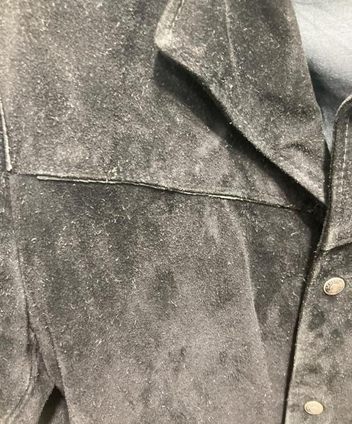 WESTERN Schott（ウエスタンショット）WESTERN Schott (ウエスタンショット) WESTERN SUEDE JACKET ブラック サイズ:42の古着・服飾アイテム