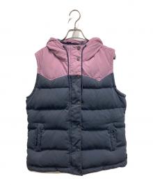 Patagonia（パタゴニア）の古着「ダウンベスト」｜ピンク×ネイビー