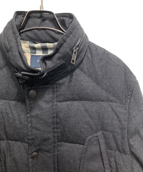 BURBERRY LONDON（バーバリーロンドン）BURBERRY LONDON (バーバリーロンドン) 裏地ノバチェックウールダウンジャケット グレー サイズ:Lの古着・服飾アイテム