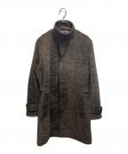 ZERO by TORNADO MARTゼロバイトルネードマート）の古着「カルゼモールスタンドコート」｜ブラウン