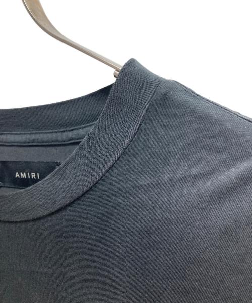 AMIRI（アミリ）AMIRI (アミリ) 24SS MAロゴプリント ショットガン Tシャツ ブラック サイズ:XLの古着・服飾アイテム