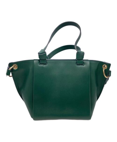 LANVIN en Bleu（ランバンオンブルー）LANVIN en Bleu (ランバンオンブルー) ルイーズ 2wayトートバッグ グリーン 未使用品の古着・服飾アイテム