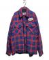 DIESEL（ディーゼル）の古着「-TANIFER チェック オーバーシャツジャケット」｜ネイビー