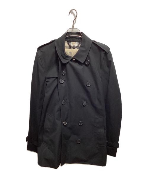 BURBERRY（バーバリー）BURBERRY (バーバリー) ショートトレンチコート ブラック サイズ:46の古着・服飾アイテム