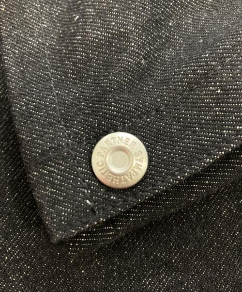 SHIKITARI（シキタリ）SHIKITARI (シキタリ) Side snap bell-bottom denim ブラック サイズ:Ⅿの古着・服飾アイテム