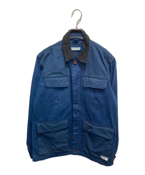 adidas Originals（アディダスオリジナル）adidas Originals (アディダスオリジナル) 襟コーズカバーオール ブルー サイズ:Ⅿの古着・服飾アイテム