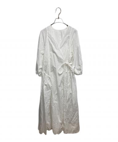 【美品】Curensology 2WAYコットンリネンドレス ホワイト 中古・古着通販】Curensology (カレンソロジー) 2WAYコットンリネン