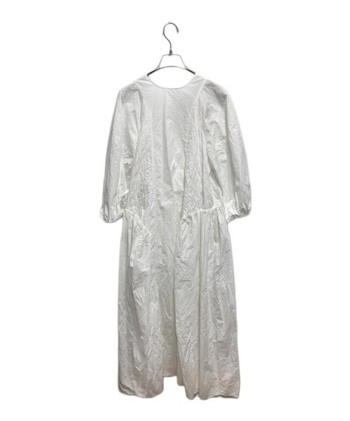 Curensology（カレンソロジー）Curensology (カレンソロジー) 2WAYコットンリネンドレス ワンピース ホワイト サイズ:FREEの古着・服飾アイテム