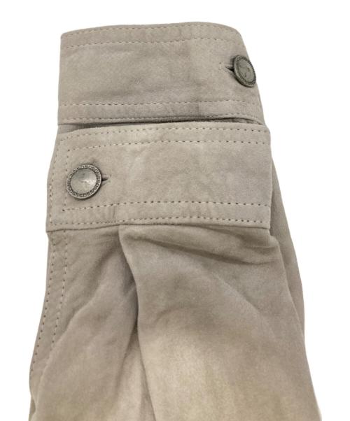 blusotto（ブルソット）blusotto (ブルソット) ウエスタンレザージャケット グレー サイズ:Ⅿの古着・服飾アイテム