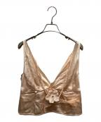 FUMIKA UCHIDAフミカウチダ）の古着「Silk Satin Camisole」｜ピンク