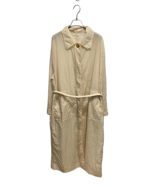 AMOMENTO（アモーメント）AMOMENTO (アモーメント) Sheer Single Trench Coat Light Beige ベージュの古着・服飾アイテム