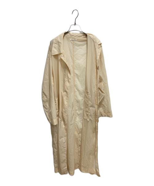 AMOMENTO（アモーメント）AMOMENTO (アモーメント) Sheer Single Trench Coat Light Beige ベージュの古着・服飾アイテム