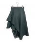 Ujoh（ウジョー）の古着「アシンメトリースカート」｜グリーン