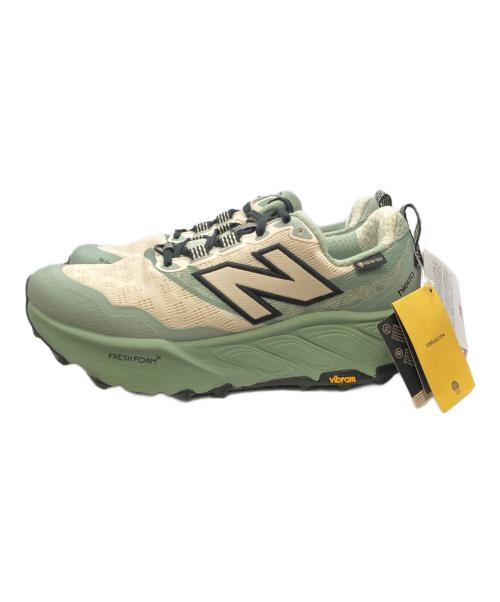 NEW BALANCE（ニューバランス）NEW BALANCE (ニューバランス) Fresh Foam X Hierro v9 GORE-TEX グリーン×ベージュ サイズ:26cm 未使用品の古着・服飾アイテム