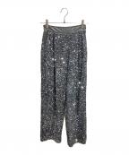 MAISON SPECIALメゾンスペシャル）の古着「スパンコールイージーワイドパンツ」｜グレー