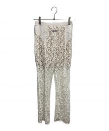 PRANK PROJECT（プランクプロジェクト）の古着「レースパンツ / Lace Pants」｜ベージュ