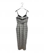 PRANK PROJECTプランクプロジェクト）の古着「CONTRACTIVE CHECK ONE PIECE」｜グレー