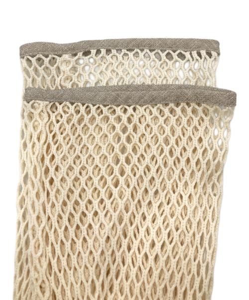 PUBLIC TOKYO（パブリックトウキョウ）PUBLIC TOKYO (パブリックトウキョウ) メッシュトップスレイヤードワンピース ベージュ サイズ:FREEの古着・服飾アイテム