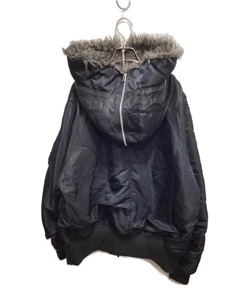 syte yohji yamamoto（サイト ヨウジヤマモト）syte yohji yamamoto (サイト ヨウジヤマモト) N-2B ボンバージャケット ネイビー サイズ:3の古着・服飾アイテム