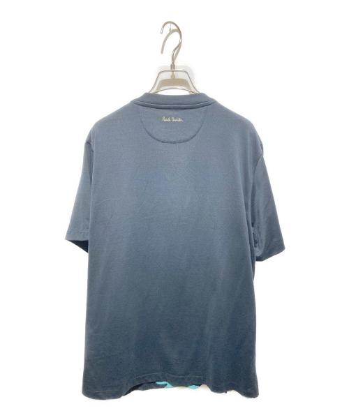 PAUL SMITH（ポールスミス）PAUL SMITH (ポールスミス) Irisプリント半袖カットソー ブラック サイズ:Ｍの古着・服飾アイテム