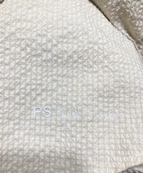 PAUL SMITH（ポールスミス）PAUL SMITH (ポールスミス) エアリーシアサッカー 半袖シャツ ベージュ サイズ:Ⅼの古着・服飾アイテム