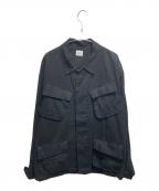 BACKERSバッカーズ）の古着「ク ジャングル ファティーグ ジャケット」｜ブラック