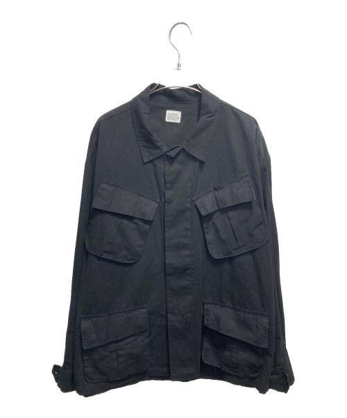 BACKERS（バッカーズ）BACKERS (バッカーズ) ク ジャングル ファティーグ ジャケット ブラック サイズ:Ⅼの古着・服飾アイテム
