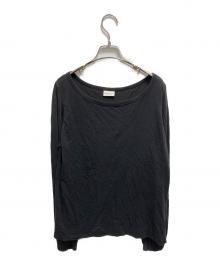 DRIES VAN NOTEN（ドリスヴァンノッテン）の古着「袖切替カットソー」｜ブラック