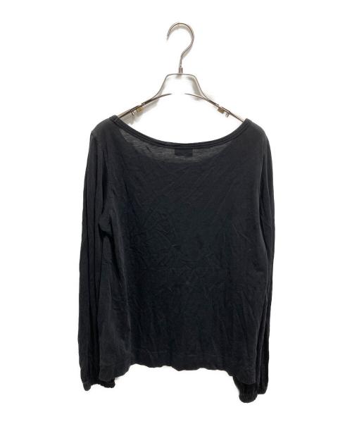 DRIES VAN NOTEN（ドリスヴァンノッテン）DRIES VAN NOTEN (ドリスヴァンノッテン) 袖切替カットソー ブラック サイズ:XSの古着・服飾アイテム