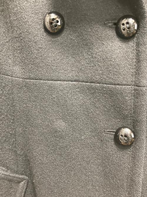 BURBERRY BLUE LABEL（バーバリーロンドンブルーレーベル）BURBERRY BLUE LABEL (バーバリーロンドンブルーレーベル) ラビットファー付ウールコート ブラック サイズ:38の古着・服飾アイテム