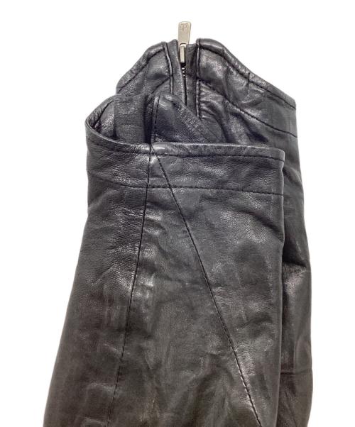 JACKROSE Luv maison（ジャックローズラブメゾン）JACKROSE Luv maison (ジャックローズラブメゾン) レザーライダースジャケット ブラック サイズ:44の古着・服飾アイテム