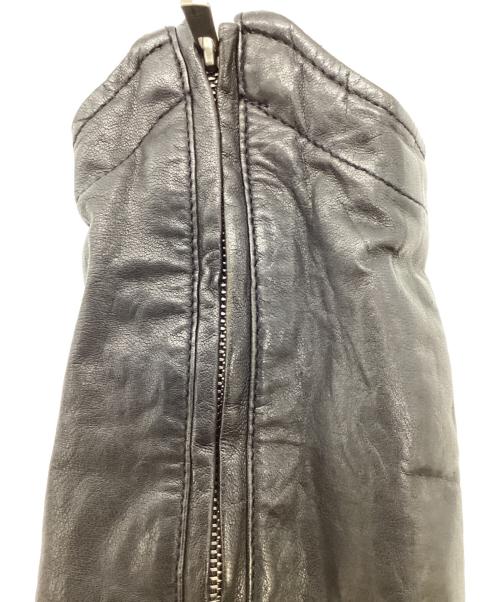 JACKROSE Luv maison（ジャックローズラブメゾン）JACKROSE Luv maison (ジャックローズラブメゾン) レザーライダースジャケット ブラック サイズ:44の古着・服飾アイテム