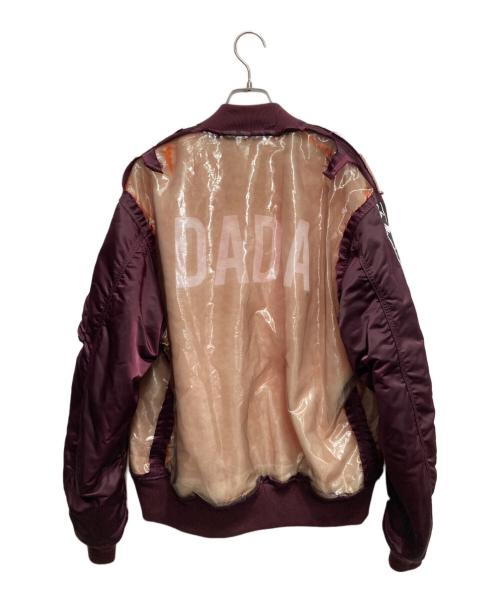 CHRISTIAN DADA（クリスチャンダダ）CHRISTIAN DADA (クリスチャンダダ) KAPPA (カッパ) コラボSkelton Bomber Jacket ボルドー サイズ:50の古着・服飾アイテム