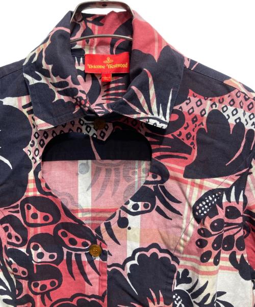 Vivienne Westwood RED LABEL（ヴィヴィアンウエストウッドレッドレーベル）Vivienne Westwood RED LABEL (ヴィヴィアンウエストウッドレッドレーベル) ラブシャツワンピース ピンク サイズ:38の古着・服飾アイテム