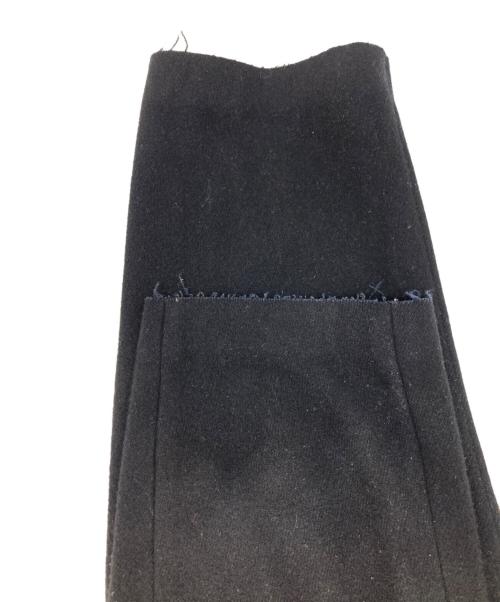 BLANC Y.M（ブランワイエム）BLANC Y.M (ブランワイエム) デザインカシミヤウールコート ブラック サイズ:Ⅿの古着・服飾アイテム