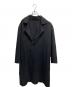 BLANC Y.M（ブランワイエム）の古着「デザインカシミヤウールコート」｜ブラック
