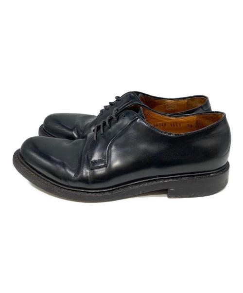 Jalan Sriwijaya（ジャランスリウァヤ）Jalan Sriwijaya (ジャランスリウァヤ) BLACK HIGH SHINE レザーシューズ ブラック サイズ:26.5cmの古着・服飾アイテム