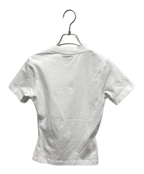 VTMNTS（ブイティーエムエヌティーエス）VTMNTS (ブイティーエムエヌティーエス) ビジューロゴTシャツ ホワイト サイズ:XSの古着・服飾アイテム