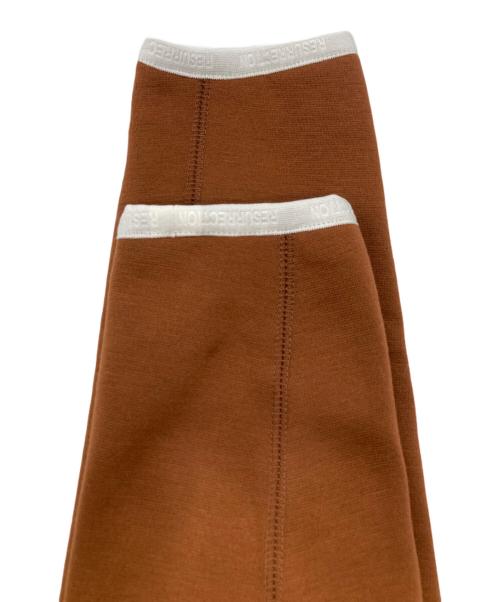 Resurrection（レザレクション）Resurrection (レザレクション) WOMENS Warm Hoodie Pullover ブラウン サイズ:Sの古着・服飾アイテム