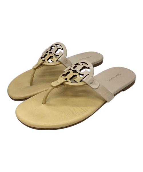 TORY BURCH（トリーバーチ）TORY BURCH (トリーバーチ) ミニミラーサンダル アイボリー サイズ:25cmの古着・服飾アイテム