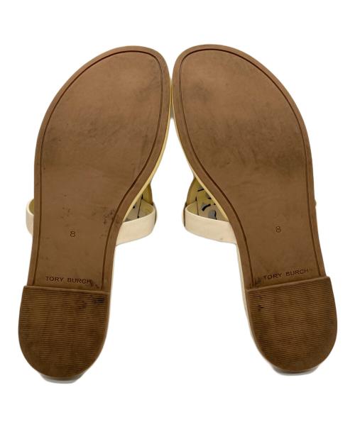 TORY BURCH（トリーバーチ）TORY BURCH (トリーバーチ) ミニミラーサンダル アイボリー サイズ:25cmの古着・服飾アイテム