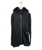 CIVARIZEシヴァーライズ）の古着「Black Fur Hoodie」｜ブラック