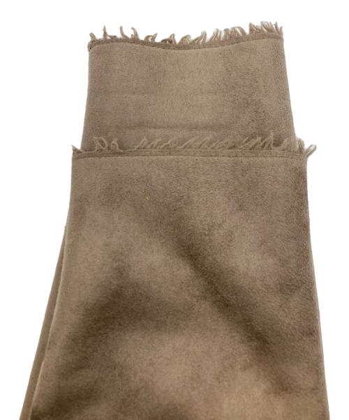 allureville（アルアバイル）allureville (アルアバイル) 裏ファーノーカラーコート ベージュ サイズ:2の古着・服飾アイテム