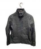 renoma HOMMEレノマオム）の古着「キルティングゴートレザージャケット」｜ブラック