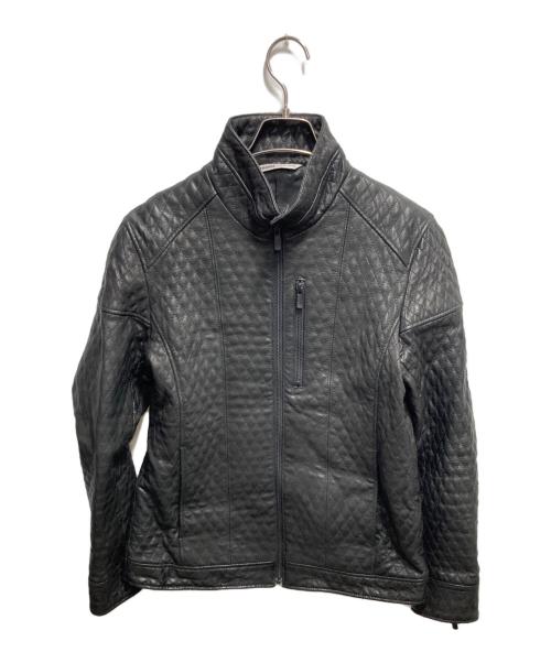 renoma HOMME（レノマオム）renoma HOMME (レノマオム) キルティングゴートレザージャケット ブラック サイズ:Ⅿの古着・服飾アイテム