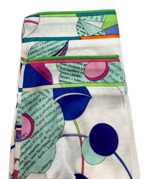 LEONARD SPORT（レオナール スポーツ）LEONARD SPORT (レオナール スポーツ) 総柄プリントハイネックカットソー マルチカラー サイズ:Ⅼの古着・服飾アイテム