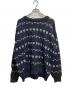 FENDI（フェンディ）の古着「【OLD】ズッカ柄ニット」｜ネイビー