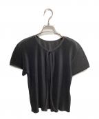 PLEATS PLEASEプリーツプリーズ）の古着「ボレロカーディガン」｜ブラック